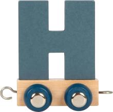 Small foot Letter Train Locomotive Art.278428 Деревянные буквы - вагоны,1 шт