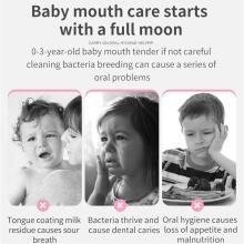 Kidsworld Oral Care Stick Art.278739  мягкая марлевая палочка/скребок для ухода за полостью рта у младенцев,