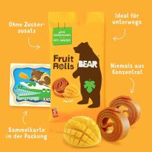 Bob Snail Fruit Rolls Mango Art.278754  Dabīgas augļu un ogu konfektes,20g,1gab