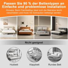 Bed Rail Art.278758 Grey Gultas drošības barjera, 200 cm, aizsargbarjera bērniem