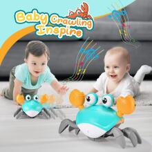 Crab Baby Toy Art.278759 Interaktīvais krabju kāpurs ar skaņu