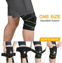 Acwoo Knee Support Art.278762 регулируемый наколенник с боковыми стабилизаторами и гелевой подушечкой для надколенника