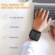 Acwoo Wrist Bandages Art.278763 Бинты для запястья  с эластичной застежкой-липучкой, для занятий спортом, гимнастикой и силовыми тренировками.