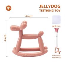 Miraloop Jellydog Teething Ring  Art.278765  Силиконовая погремушка (100% натуральная)
