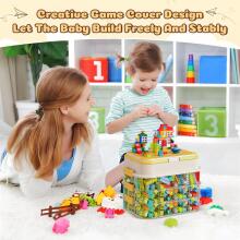 Storage Box for Lego Bricks  Art.278766  Креативный ящик для хранения со встроенной подставкой