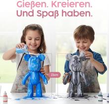 DIY Painting Liquid Bear Figure Kit - Home Decorations Art.278855  Набор для творчества Разукрась Мишку