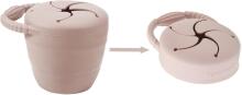 PandaEar Silicone Baby Crockery Set Art.278869 Pink