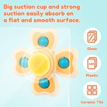 Vanmor Suction Cup Spinner Toy Art.278870 Mini vilciņš karuselis 1 gab.