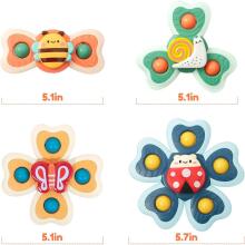 Vanmor Suction Cup Spinner Toy Art.278870 Mini vilciņš karuselis 1 gab.
