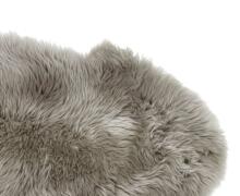 Natur Wool Art.27898 Ковер из овечьей шкуры (XXL) Серого цвета 110 см