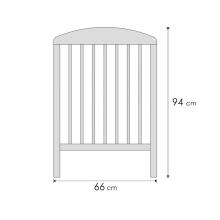 La Bebe™ Kids Wood Cot Sosna Art.279424 Natural Bērnu kokā gultiņa 120x60cm