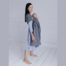 ZAFFIRO Gredzens Sling HugMe Roma 195 cm pelēks