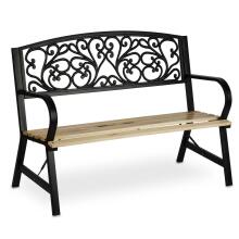 Садовая скамейка с спинкой 122 x 88.5 x 55.5 см Sofotel Ivy