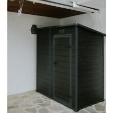 Dārza šķūnis Essential Shed 6x4 tumši pelēks/melns