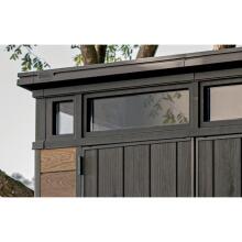 Garden shed Deco Pent 9x7 walnut