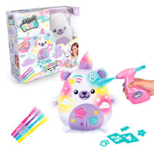 AIRBRUSH PLUSH plush with airbrush Kawaii Bear, 25 cm