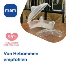 Mam Nipple Shield Art.279939 Силиконовые накладки на груди M размер