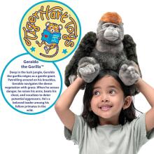 Kidsworld Plush Toys Gorilla  Art.279956 Augstvērtīga mīksta plīša rotaļlieta Gorilla,36cm