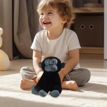 Kidsworld Plush Toys Gorilla  Art.279957 Высококачественная мягкая, плюшевая  игрушка Горилла,20см