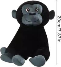 Kidsworld Plush Toys Gorilla  Art.279957 Высококачественная мягкая, плюшевая  игрушка Горилла,20см