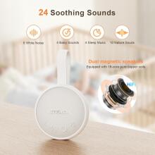 Baby Basic Noise Accessories Baby Sound Machine Art.279970 White  Digitāla ierīce ar skaņam
