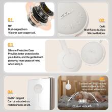 Baby Basic Noise Accessories Baby Sound Machine Art.279970 White  Digitāla ierīce ar skaņam