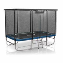 Прямоугольный батут 12x8ft/366x244см с внешней сеткой и лестницей Neo-Sport