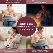 Momcozy Memory Foam Nursing Pillow with Safety Border Art.280037 Pink Ergonomic nursing pillow made of memory foam with a protective side