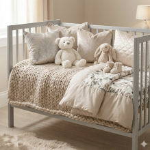 Bocian Baby Sliding side cot drop down side Loft 120x60