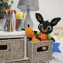 Bing ToyS and Flop Art.BNG43000 Augstvērtīga mīksta plīša rotaļlieta Bing,25cm+Flops 19 cm