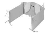 Bedding set - 5 parts - 120/90/180 - TUPTUŚ - GREY