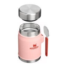 Termoss ēdienu The Legendary Food Jar + Spork 0,4L persiku rozā