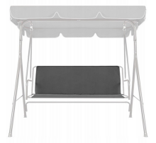Z-HOME, 110 × 90 cm, Art.23207T, replacement garden swing seat cover, waterproof base material