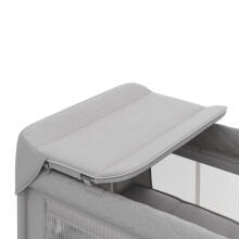 KINDERKRAFT Travel Crib LEODY UP grey with accessories