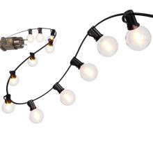 Girlanda ogrodowa świetlna łańcuch 30x LED 20m 9 trybów lampki ogrodowe 9W