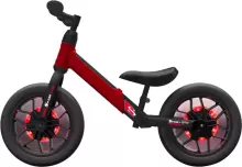 Aga Design Qplay Spark Led Art.28124 Red  Bērnu skrējritenis ar metālisko rāmi un piepūšamajiem riteņiem