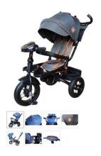 Bebe Basic Schumacher Kid  Air Trike Art.281265 Turkio Детский трехколесный  велосипед c ручкой управления , крышей и надувными колёсами