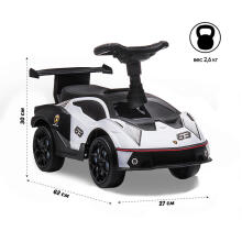Aga Design Lamborghini 660 Art.660 White Bērnu stumjamā mašīna