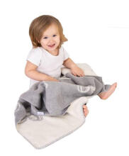 Blanket - TB0201 - TEDDY - size 75x100 - GREY