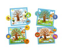 Образовательная игра Сезоны ABC для малышей Семья Трефлик Трефл 02906