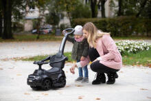 Riteņu auto ar rokturi - 614R - gumijas riteņi - TURKUS
