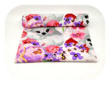 Diaper - 23482 - TETRA PRINT - EGA - KOALA - PINK - size 70x80 cm
