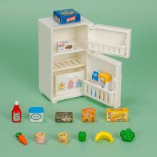 Sylvanian Families – Mini ledusskapis ar ēdienu – mini virtuves komplekts