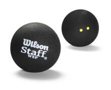 Мячи для сквоша WILSON STAFF упаковка из 2 штук - двойная желтая точка