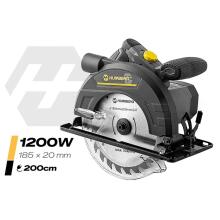 Cirkulārā zāģis koksnei 1200 W Humberg HM-420 zāģis ar vadotni un putekļu izsūcēju