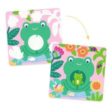 Colouring with water - Peekaboo! Garden baby animals