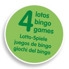 Izglītojoša spēle - Ciparu bingo (4 spēles)