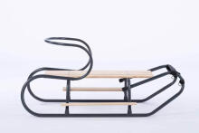 Sled metal with footrest - MOOVKEE. - GRAPHITE