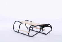 Sled metal with footrest - MOOVKEE. - GRAPHITE