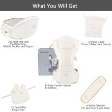 Bebear Baby Carrier 3D Air Art.283756 Cotton Beige Эргономичная сумка-кенгуру  от 4 до 20 кг